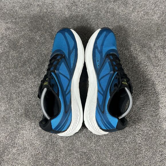 Topo Athletic Zephyr Men\'s Size 11.5 Blue Black Running Shoes Used Fabric Wear main image 13